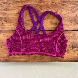 Ivivva Complete Focus Reversible Sports Bra - Purple & Magenta